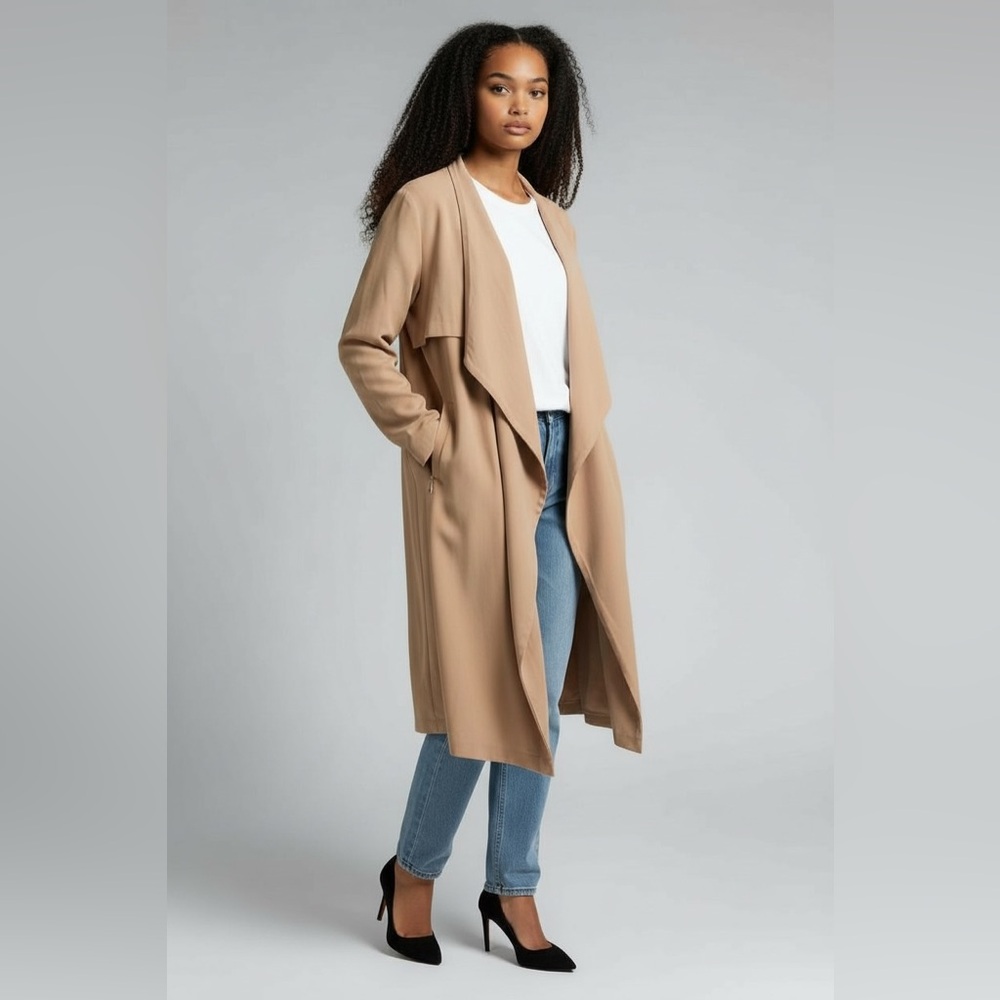 Express Classic Tan Trench Coat